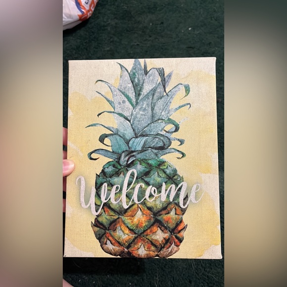 Wall Decor Pineapple Wall Decor Canvas Poshmark